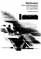 Technics - SUA-600_MkII - Owners manual 